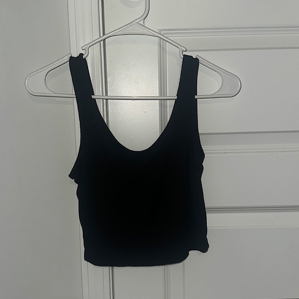 Plain Black Tank